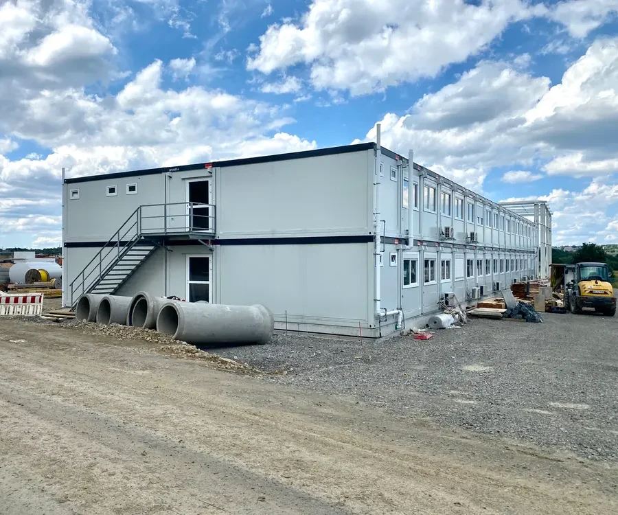 Reinigung für Containeranlagen und temporären Büroeinheiten